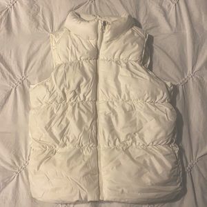 White Puffer Vest